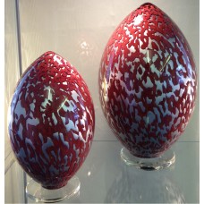 Lead Crystal Glass Keepsake - Ovoid Shape - Various Colours