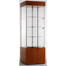 Rotating Glass Cabinet 4 Shelves
