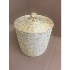 Wicker Ashes Basket white