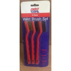 Auto Care Valet Brush Set