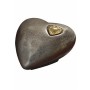 HARBURY HEART BRONZE CREMATION ASHES URN