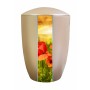 FARLEY BEIGE POPPY CREMATION URN