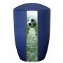 FARLEY BLUE FOOTBALL CREMATION URN