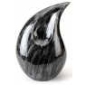 TIVERTON BLACK CREMATION ASHES URN