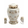 BURFORD PEARL CREMATION ASHES URN with keepsake 