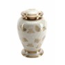 BRAMPTON WHITE CREMATION ASHES URN