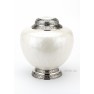 HYDE WHITE CREMATION ASHES URN