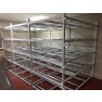 fixed mortuary body and coffin rack